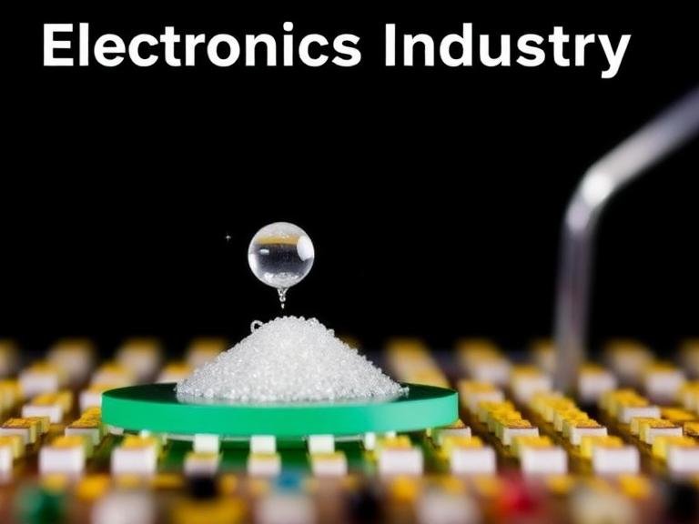 Used in sensors, substrates, and insulating components for electronic devices.