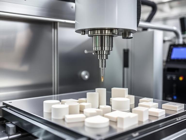 High-precision ceramic components enhance performance in CNC and automation systems.